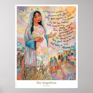Magnificat (Katholisches Poster) Poster