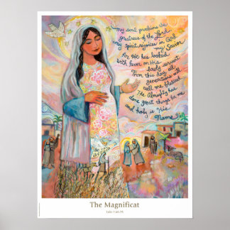 Magnificat (Katholisches Poster) Poster