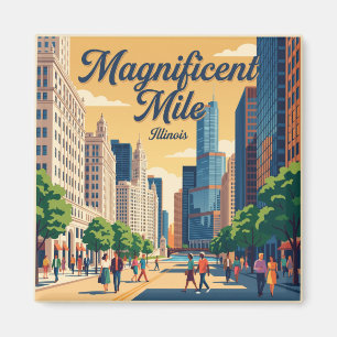 Magnificent Mile Illinois Magnet