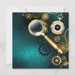 Magnifier in Steampunk Style Ankündigung
