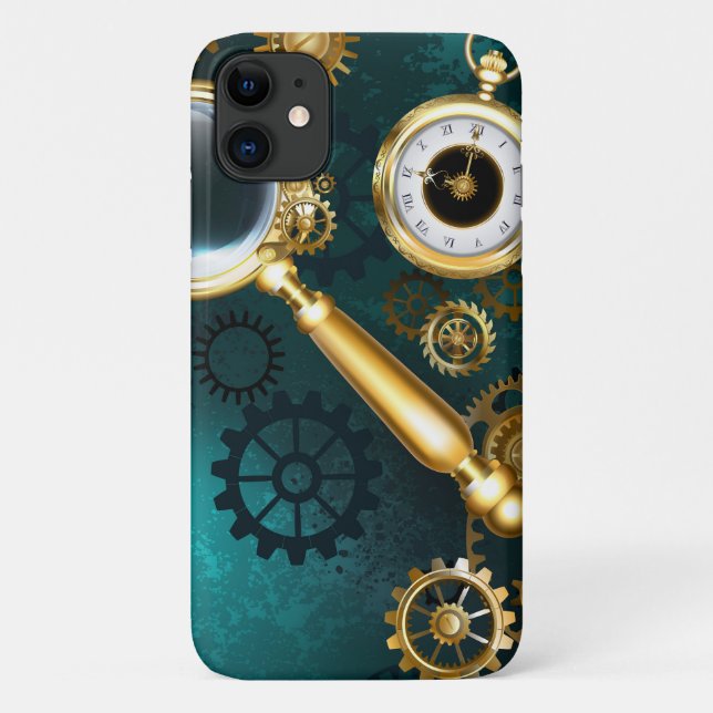 Magnifier in Steampunk Style Case-Mate iPhone Hülle (Rückseite)