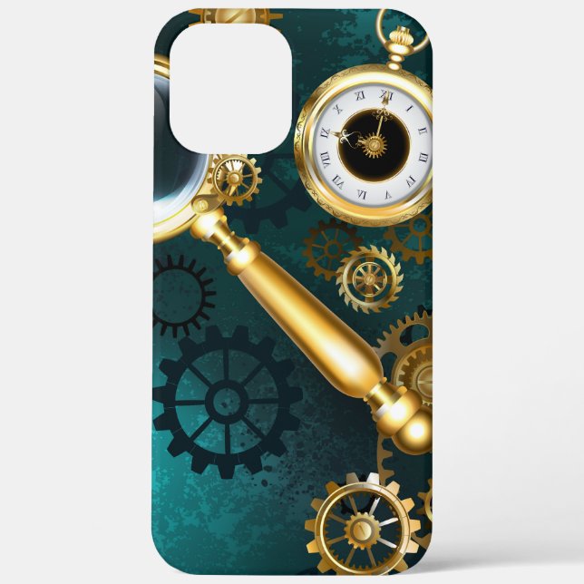 Magnifier in Steampunk Style Case-Mate iPhone Hülle (Rückseite)