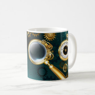 Magnifier in Steampunk Style Kaffeetasse