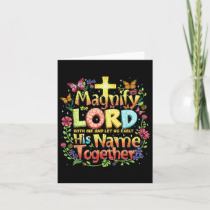 Magnify The Lord Christlich Vbs 2025 Christlich Su Karte