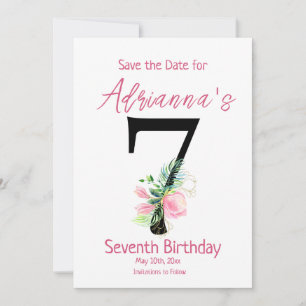 Magnolia 7. Geburtstag Save The Date