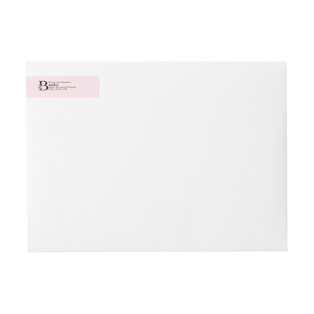 Magnolia-Adressetikett (Vorderseite)