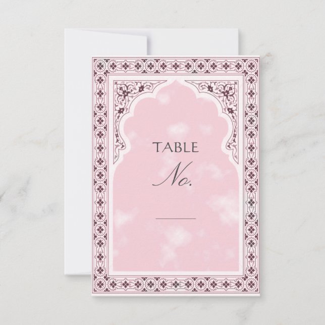 Magnolia Alley - Tischnummer Card (Vorderseite)