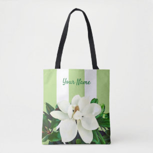 Magnolia Bloom Personalisiert grün und weiß