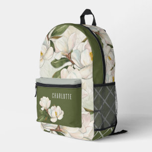 Magnolia Blooms Personalisierter Backpack Bedruckter Rucksack