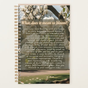 Magnolia Blooms Planner Planer