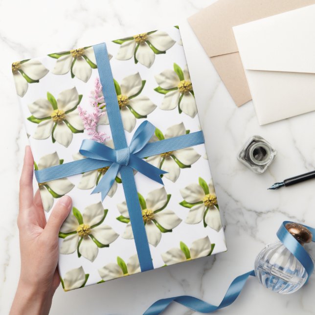 Magnolia Blossom Blume Spring Wedding MCM Geschenkpapier (Schenken)