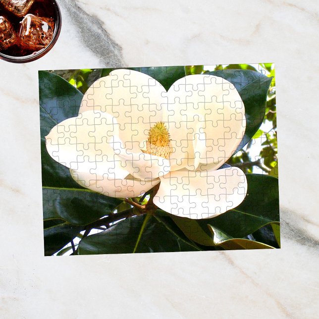Magnolia Blossom Botanischer Baum Blume Puzzle (Von Creator hochgeladen)