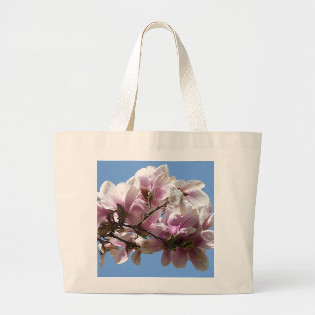 Magnolia Blossom Jumbo Stoffbeutel (Vorne)