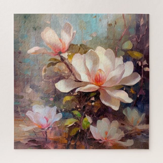Magnolia Blossoms Kunst und Kultur Puzzle (Vertikal)