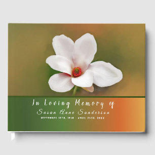Magnolia Blume Beerdigung Memorial Gästebuch
