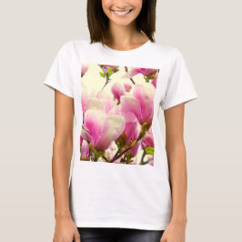 Magnolia Blume Botanischer Blumenkohl Chic T-Shirt