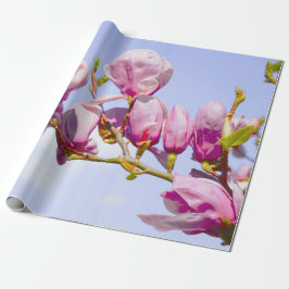 Magnolia Blume Botanisches Blossom Chic Wr Geschenkpapier