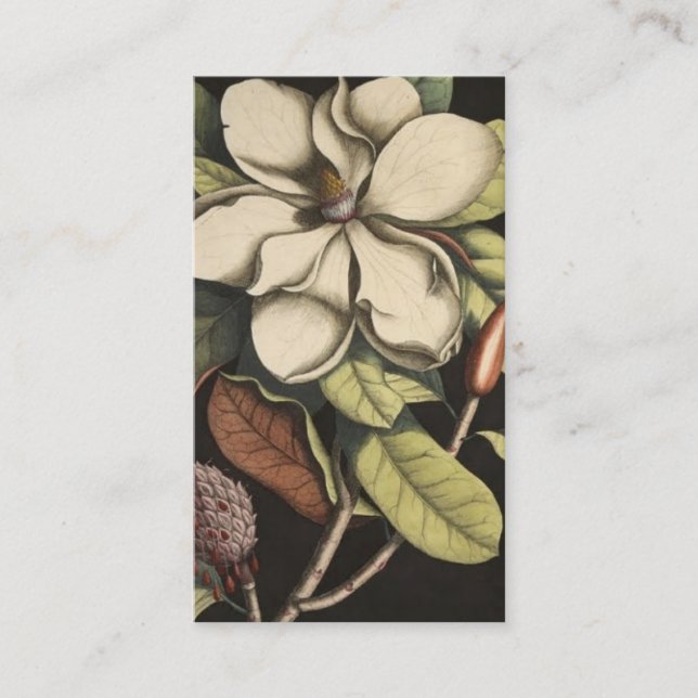 Magnolia Blume Business Card Visitenkarte (Vorderseite)