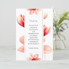 Magnolia Blume Danke Karte