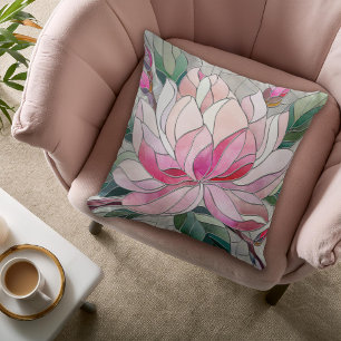 Magnolia Blume Mosaic Kissen