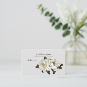 Magnolia-Blume Platzkarte