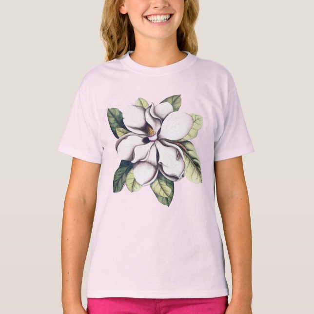 Magnolia-Blume T-Shirt (Vorderseite)