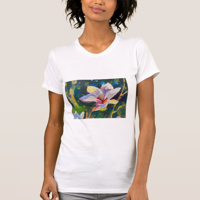 Magnolia-Blume T-Shirt (Vorderseite)