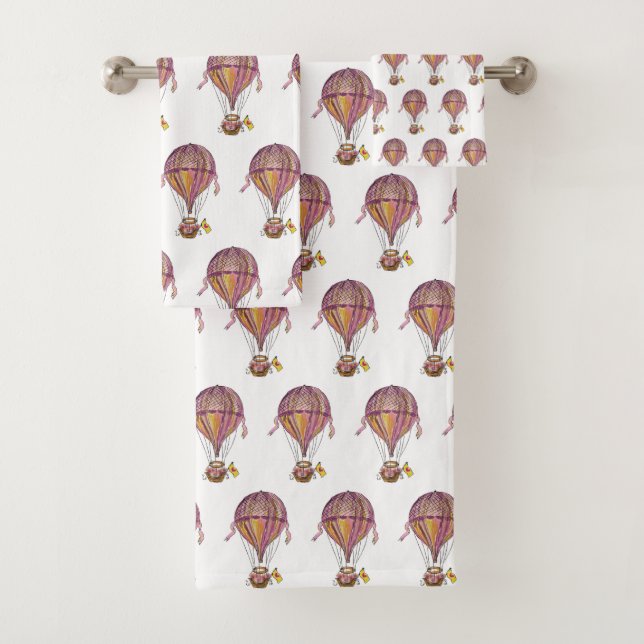 Magnolia-Blüten Badhandtuch Set (Insitu)