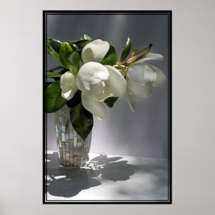 Magnolia Bouquet Poster -40x60 -andere Größen auch