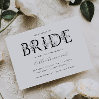 Magnolia Brautparty Party Einladung Card