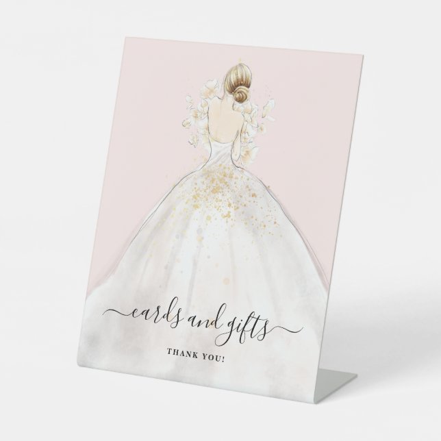 Magnolia Bride Cards and Gifts Brautparty Pedes Sockelschild (Vorderseite)