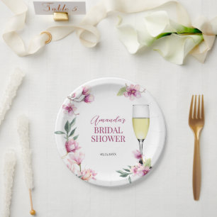 Magnolia Brunch und Bubbly Pappteller