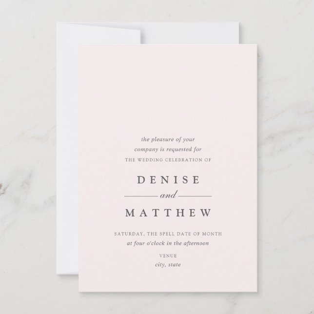 Magnolia Collection Einladung (Vorderseite)