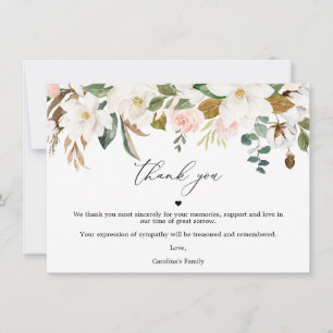 Magnolia Cotton Danke, dass Sie Card Feier des Leb Dankeskarte
