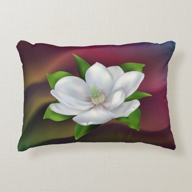 Magnolia Dekokissen (Vorderseite)