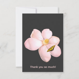 Magnolia-Druck, Value Poster Papier (Halbglanz) Dankeskarte