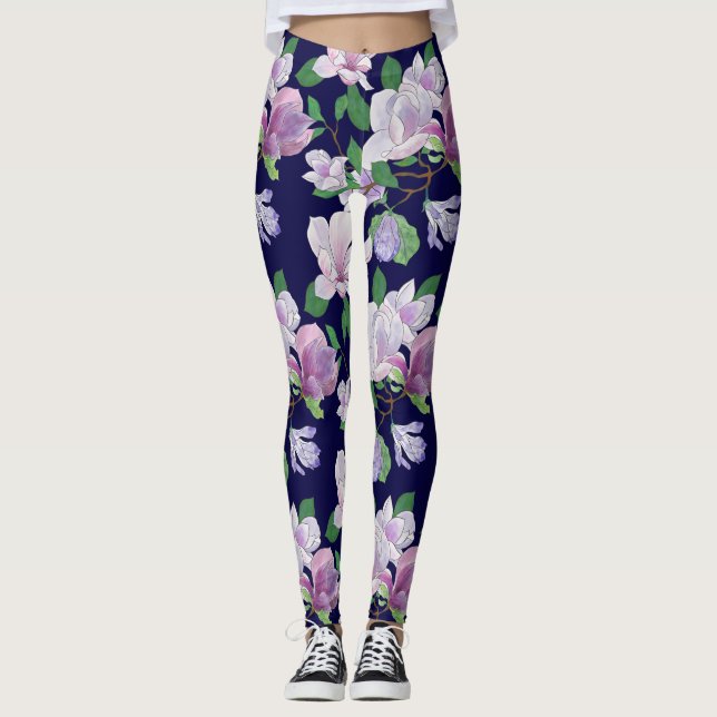 Magnolia Floral Frenzy Leggings (Vorderseite)