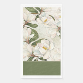 Magnolia Floral Paper Handtuch Serviette