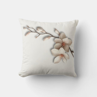  Magnolia Flower Minimalist Zen Kissen