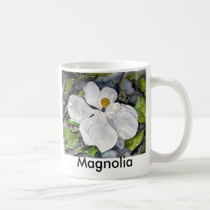 Magnolia_flower_painting, Magnolie Tasse
