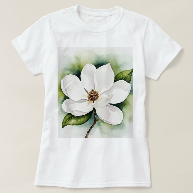 Magnolia flower T-Shirt (Design vorne)