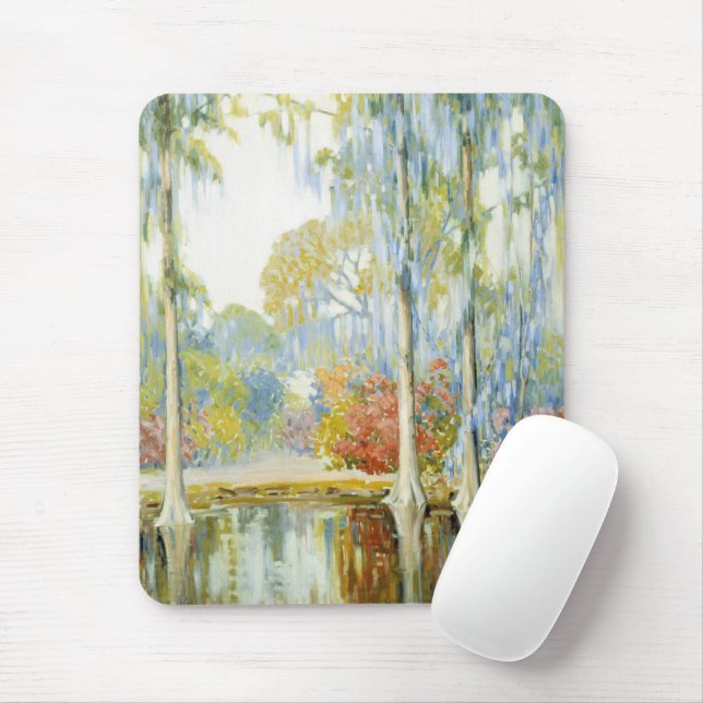 Magnolia Gardens | Alfred Hutty Mousepad (Mit Mouse)