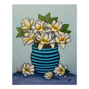 Magnolia Grandiflora Principe Lisa Lorenz Poster