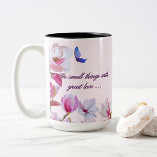 Magnolia Große Liebe Zweifarbige Tasse