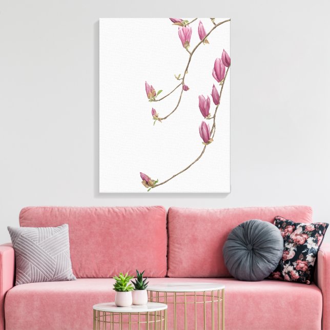 Magnolia Leinwand (Insitu (Wohnzimmer))
