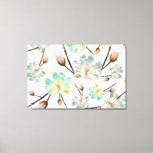 Magnolia Muster Canvas Print Leinwanddruck