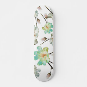 Magnolia Muster Skateboard Deck