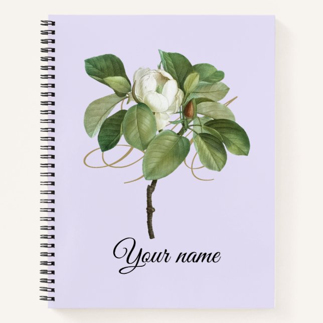Magnolia-Notebook Notizbuch (Vorderseite)