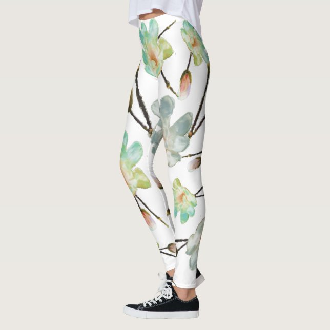Magnolia Pattern Leggings (Links)
