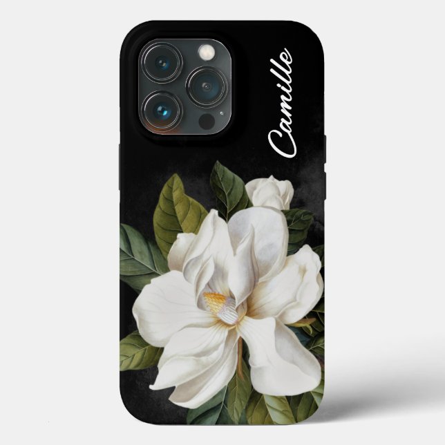 Magnolia Personalisiert Case-Mate iPhone Hülle (Rückseite)